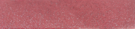Lint - Organza - rood met zilver glitter - 25mm - 5 meter