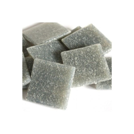 Glassteentjes 2x2 cm - 25 stuks - donker grijs