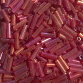 Glazen staafjes 7 mm - roze rood