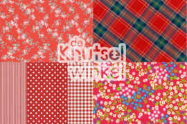 Decopatch papier mix rood