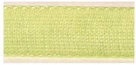 Lint - Organza - groen - 15mm - 5 meter