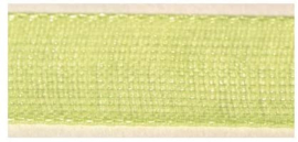 Lint - Organza - groen - 15mm - 5 meter