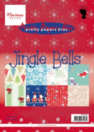 Marianne Design pretty papers bloc A5 - Jingle Bells