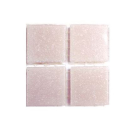 Glassteentjes 2x2 cm - 25 stuks - licht roze