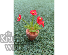 Add on | Supplement voor plant met rode bloemen