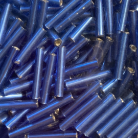 Glazen staafjes 10 mm - blauw