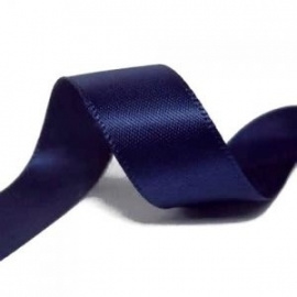 Lint - Satijn - ​donkerblauw - 6mm - 5 meter