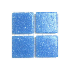 Glassteentjes 2x2 cm - 25 stuks - blauw 1