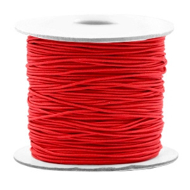 Elastisch draad - rood - 0,8 mm dik -  5 meter