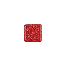 Glassteentjes glitter 1x1 cm - 75 stuks