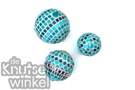 Knutselpakket Magisch Mozaïek - set van 3 decoratieve bollen