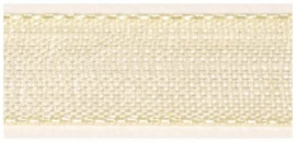 Lint - Organza - creme - 15mm - 5 meter