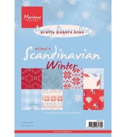 Marianne Design pretty papers bloc A5 - Scandinavian Winter