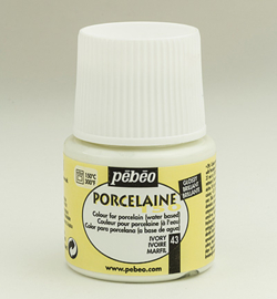 Pebeo porseleinverf - glossy - ivory 43