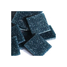 Glassteentjes 2x2 cm - 25 stuks - donker denimblauw