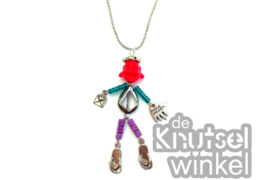 Ketting - Funny Figures - Happy Buddha on the Beach