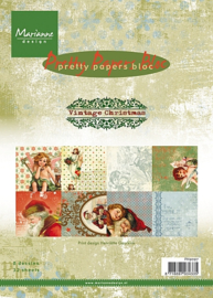 Marianne Design pretty papers bloc A5 - Vintage Christmas