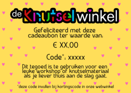 Cadeaubon hartjes - digitaal