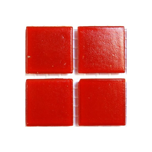 Glassteentjes 2x2 cm - 25 stuks - rood