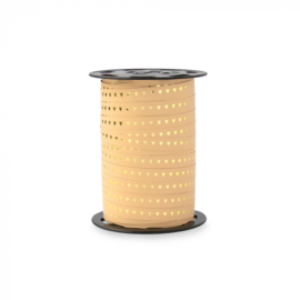 Beige/oranje met hartjes | 5 m
