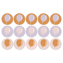 Sticker Ballonnen II | 6 stuks