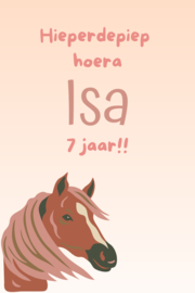 A6 kaart Paard
