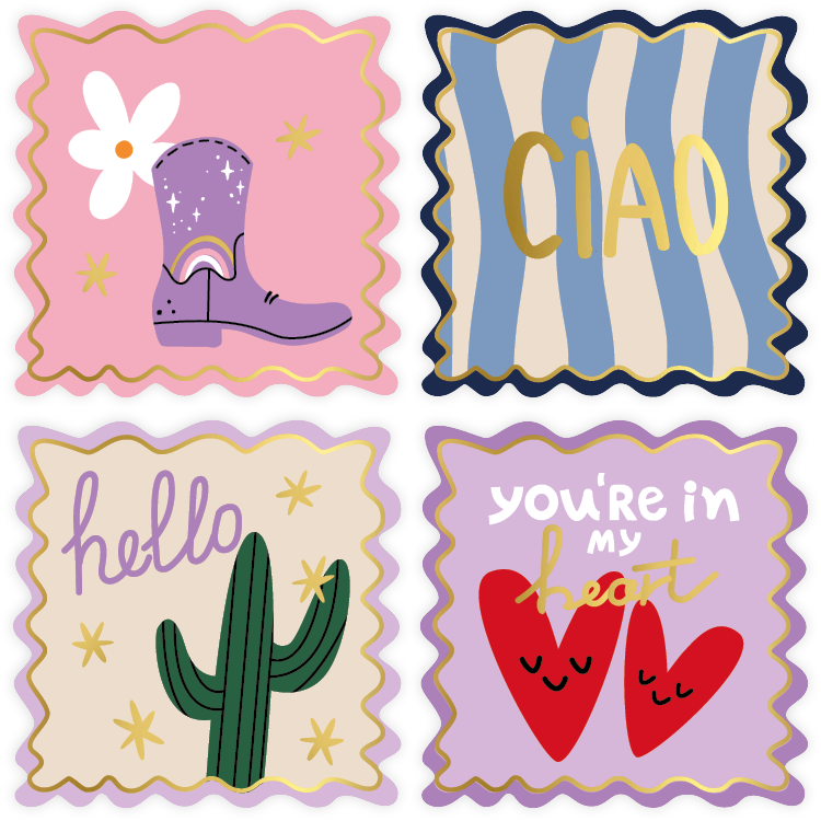 Cowgirl | 4 stuks