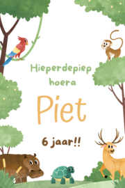 A6 kaart Dierenbos