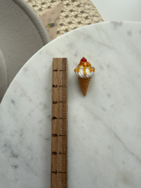 Mini magneet sorbet perzik ijsje
