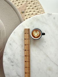 Mini magneet koffiekopje hartje