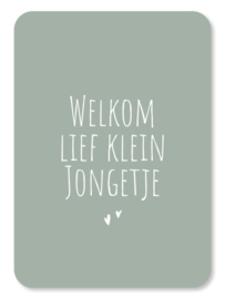 Welkom jongetje