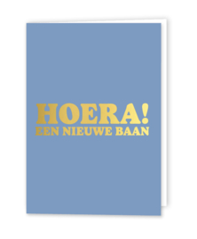 Nieuwe baan! | dubbele kaart