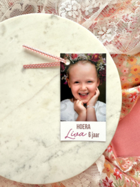 Cadeaulabels met foto | 12 stuks