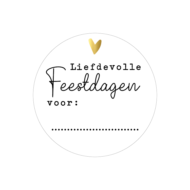 Liefdevolle feestdagen | 5 stuks