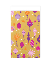 Kerstgoud met paars | S
