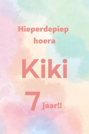 A6 kaart Pastel