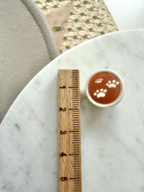 Mini magneet koffiekopje footprints