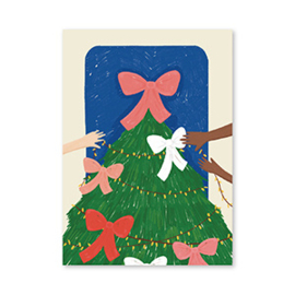 Kerstboomstrikjes mini