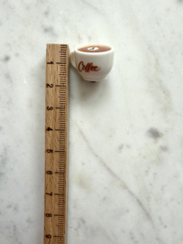 Mini magneet koffiekopje teddy