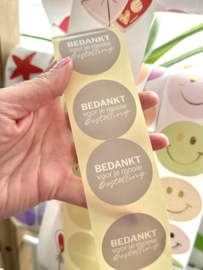 Bedankt! | 8 stuks