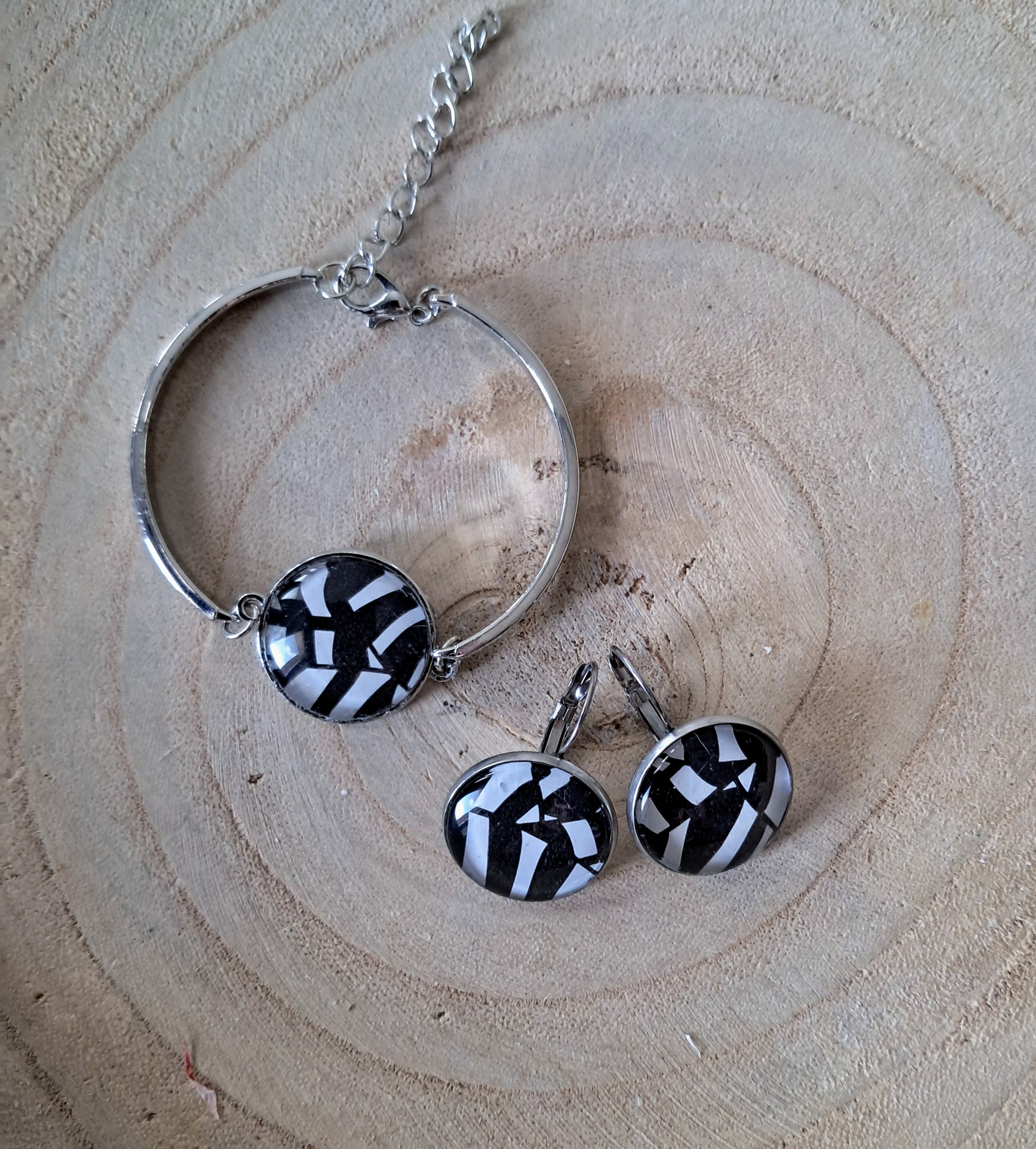 Armband met bijpassende oorbellen