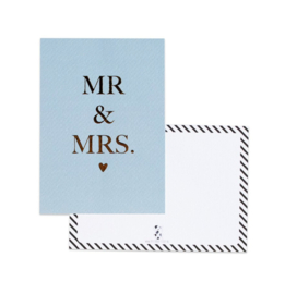 Ansichtkaart | MR & MRS