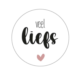 Stickerrol | Veel liefs (250 st)