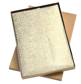Vloeipapier | Dots goud (50 st)
