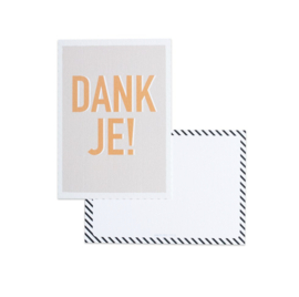 Ansichtkaart | Dank je!