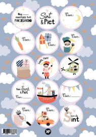 Stickervel | Sinterklaas (15 stickers)