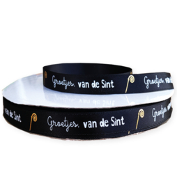 Lint satijn | Groetjes van de Sint (3m)