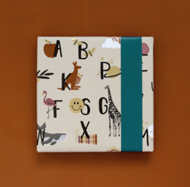 Cadeaupapier ABC Beige 30cm