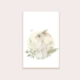 Mini kaartje | konijntje