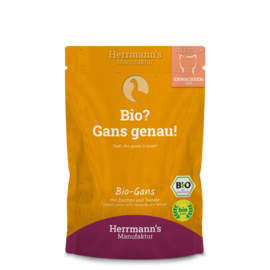 Herrmann's bio Gans met courgette en  tomaat 100g